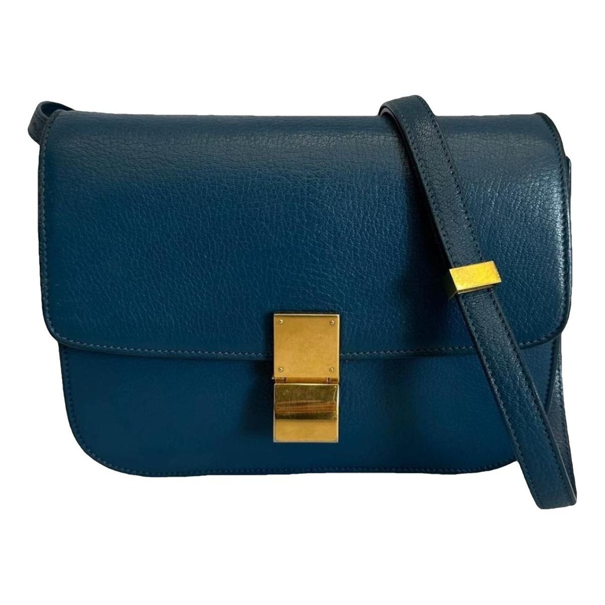Classic leather crossbody bag