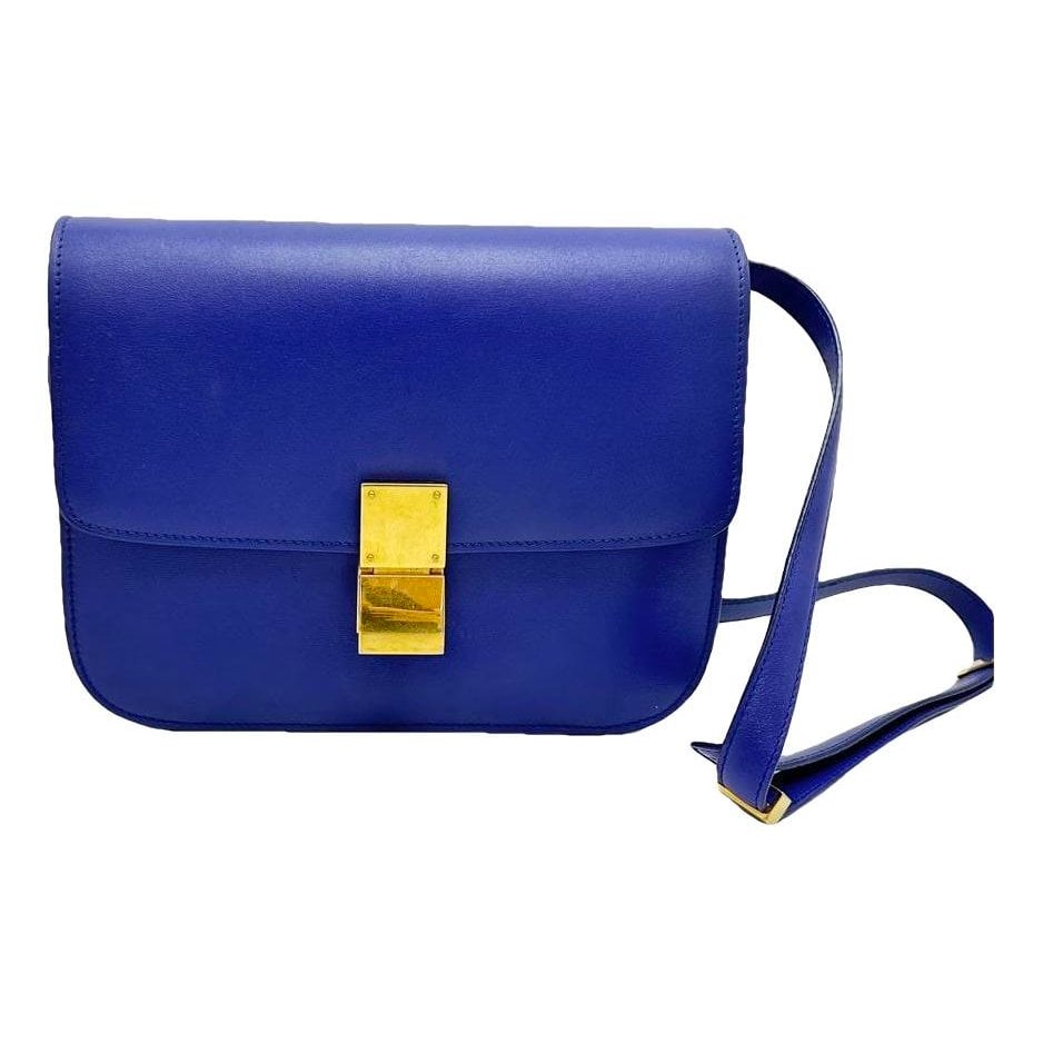 Classic leather crossbody bag