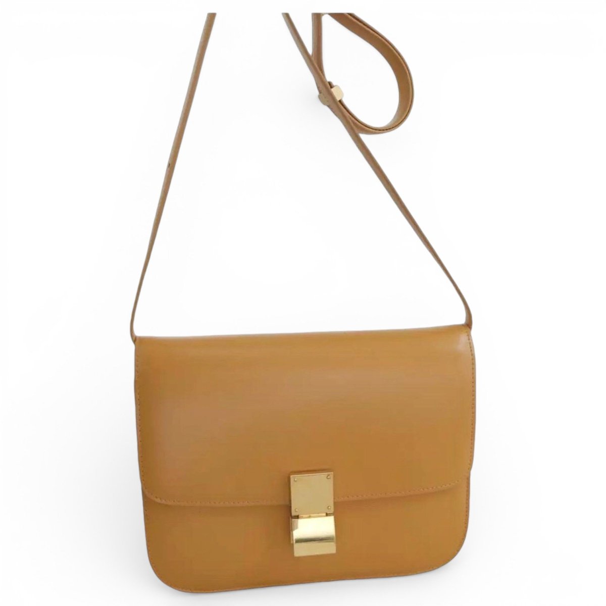 Classic leather crossbody bag