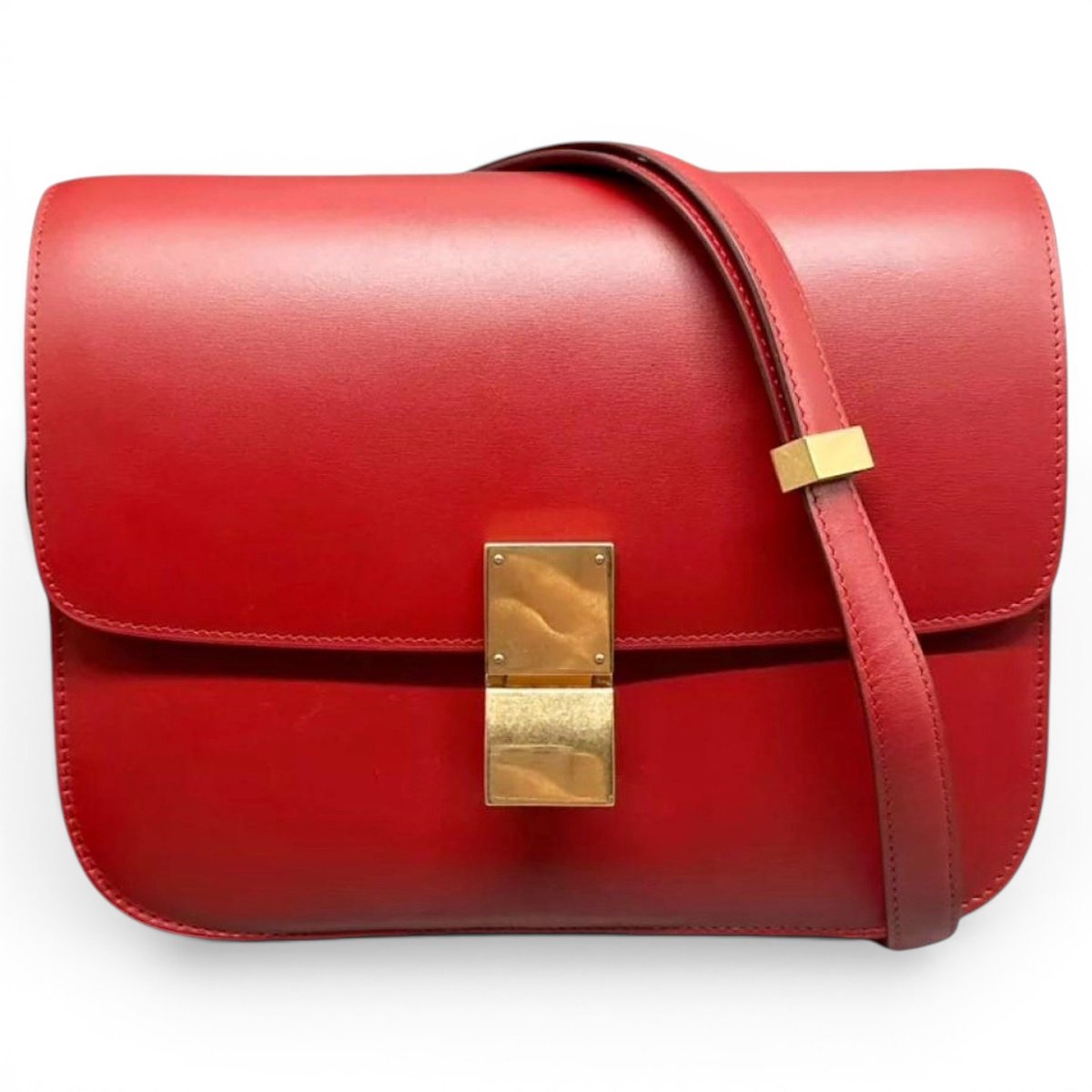 Classic leather crossbody bag