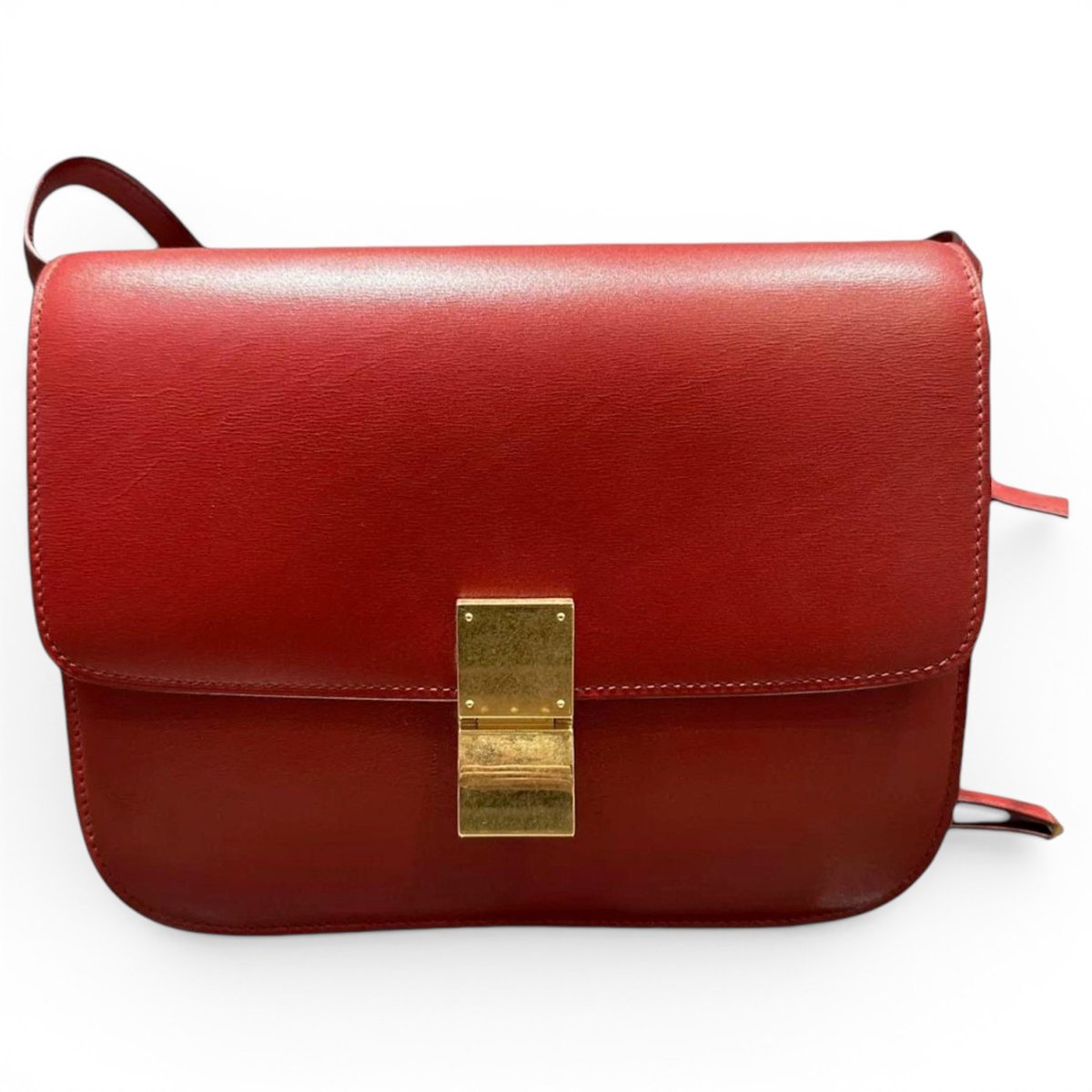 Classic leather crossbody bag