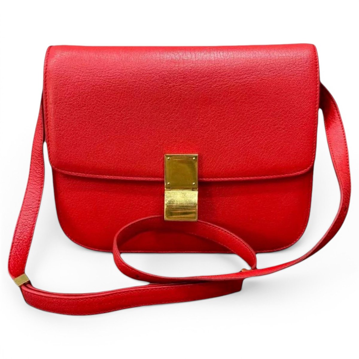 Classic leather crossbody bag
