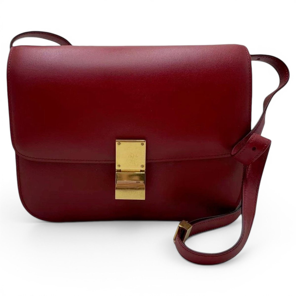 Classic leather crossbody bag