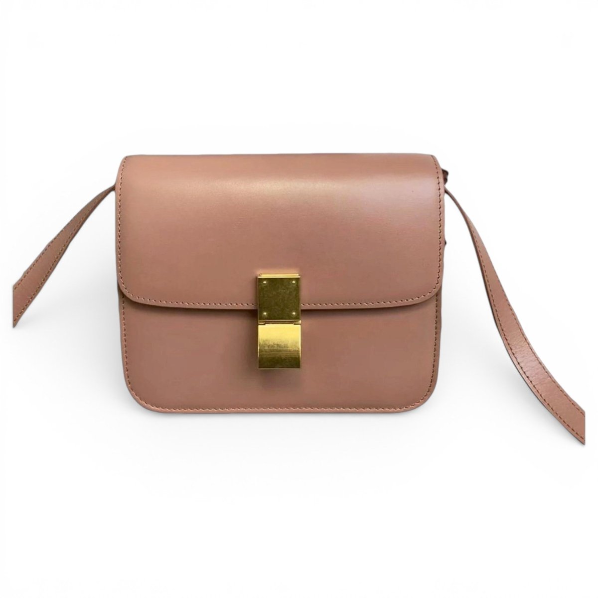 Classic leather crossbody bag