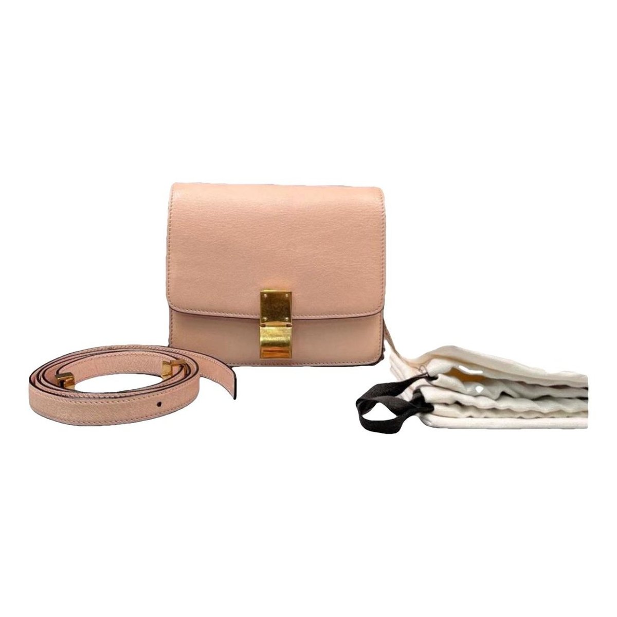 Classic leather crossbody bag