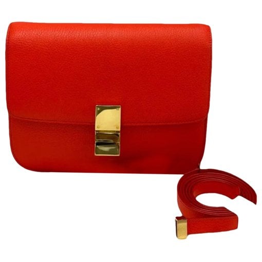 Classic leather crossbody bag