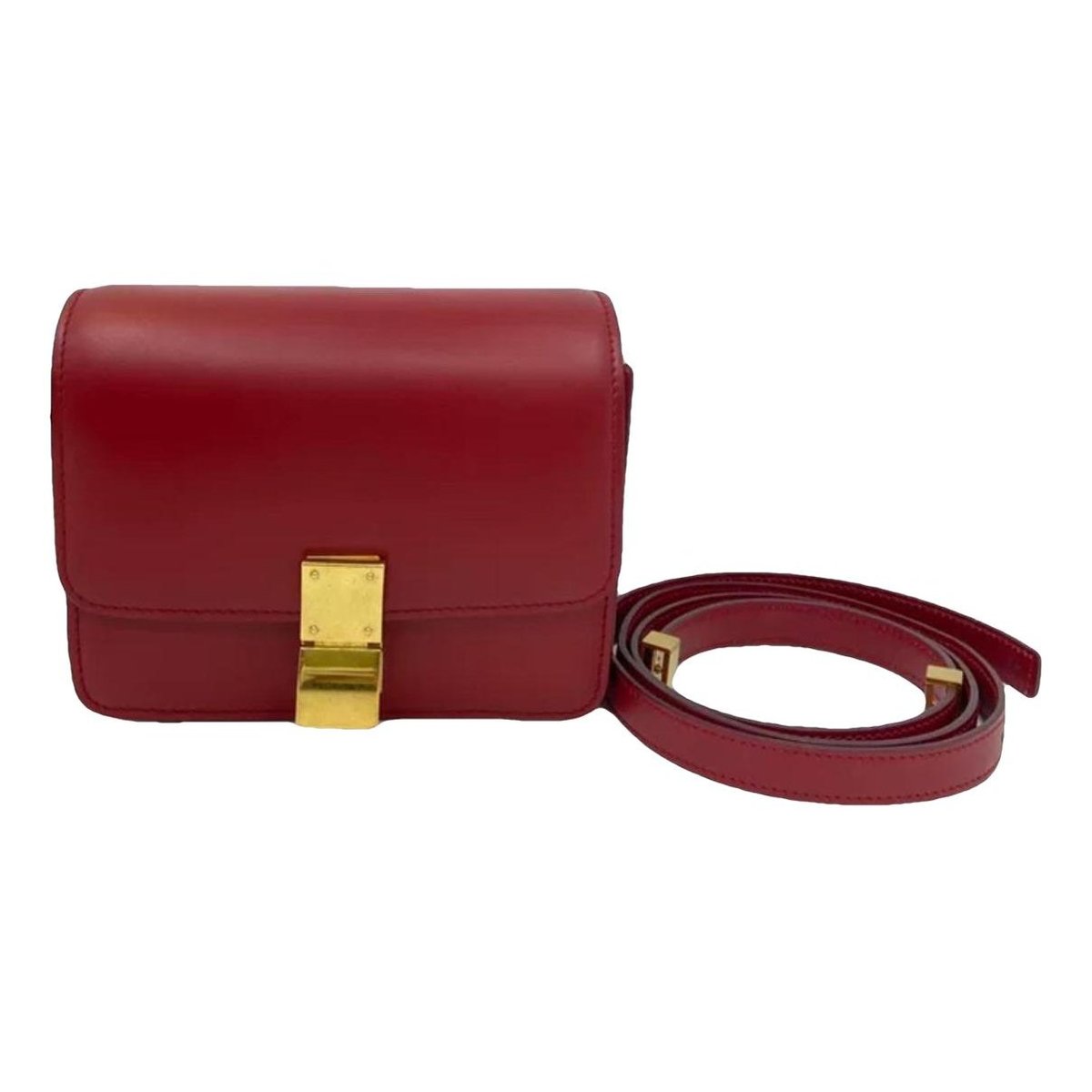 Classic leather crossbody bag