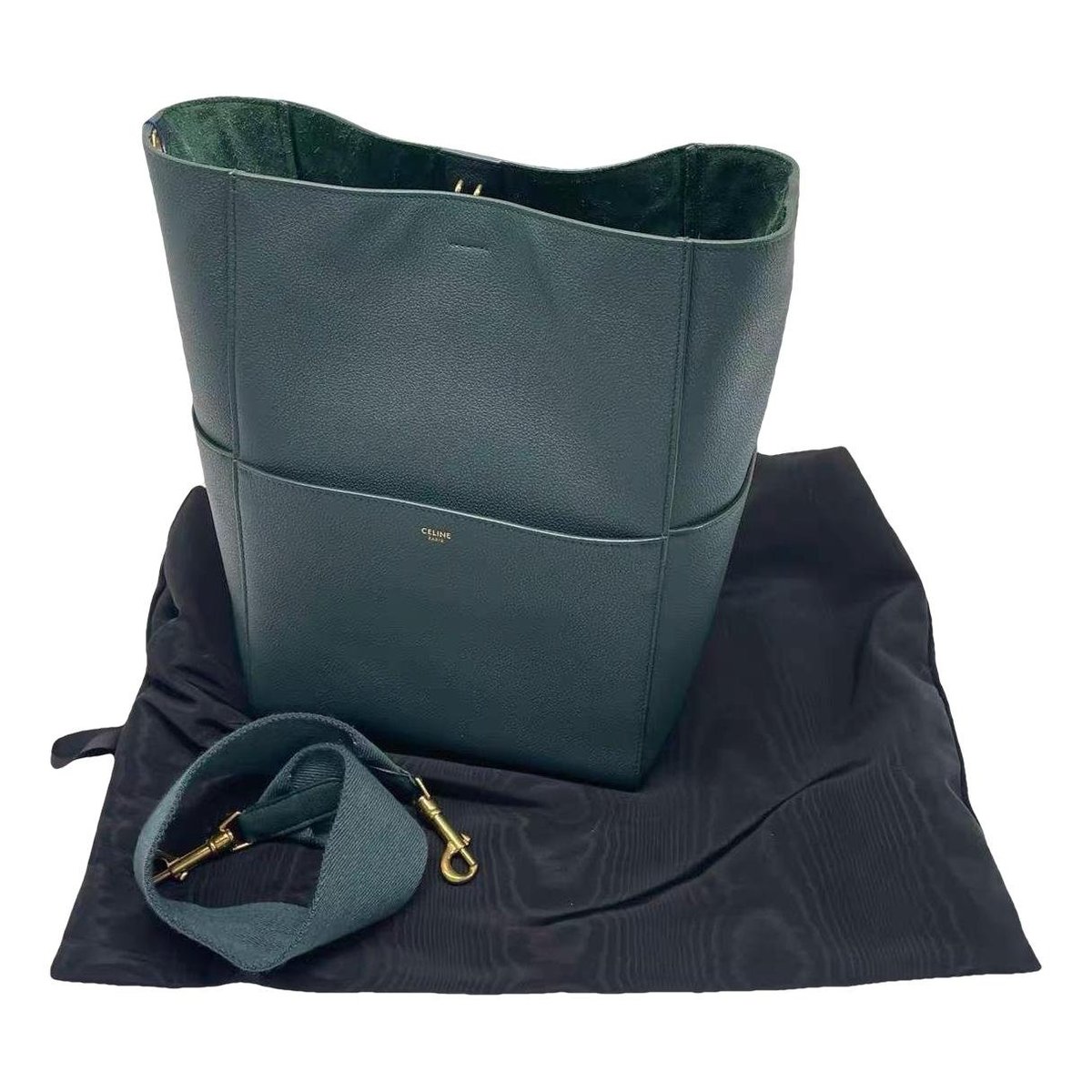Seau Sangle leather tote
