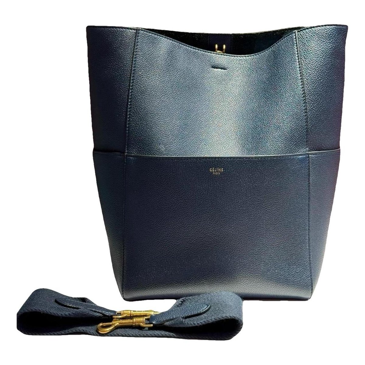Seau Sangle leather tote