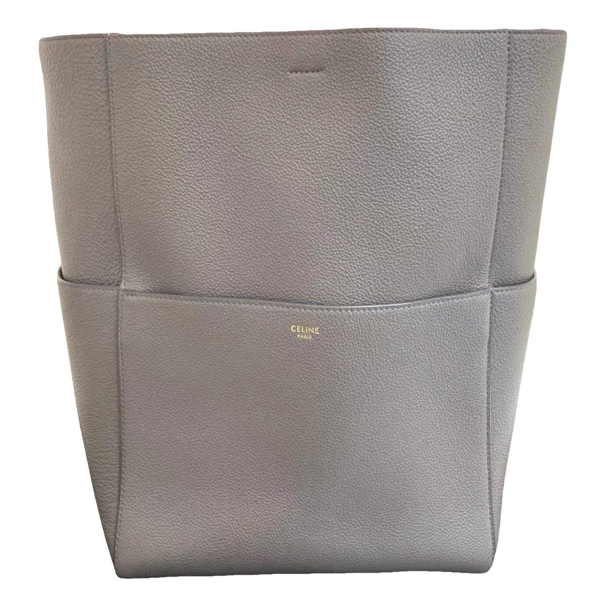 Seau Sangle leather tote