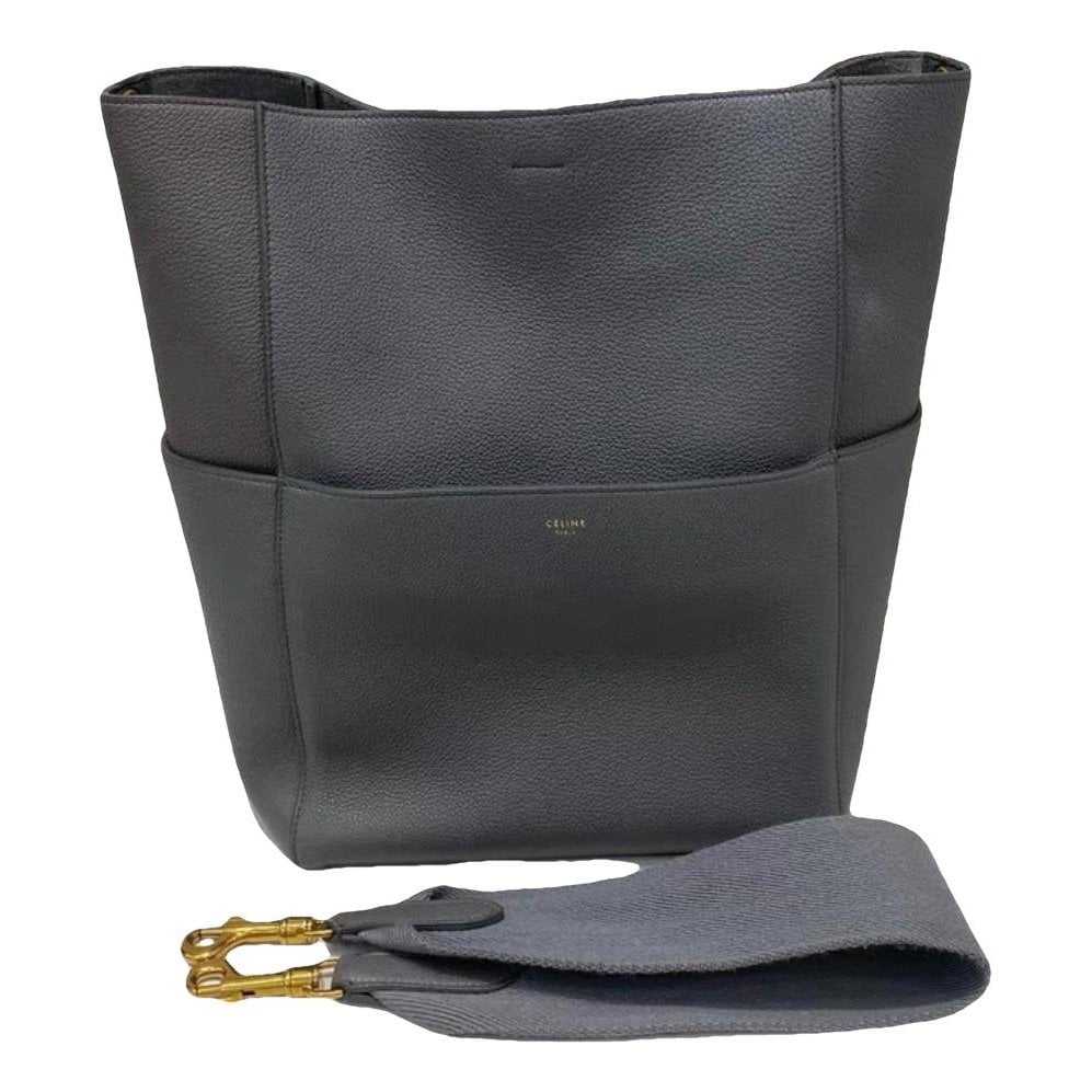 Seau Sangle leather tote