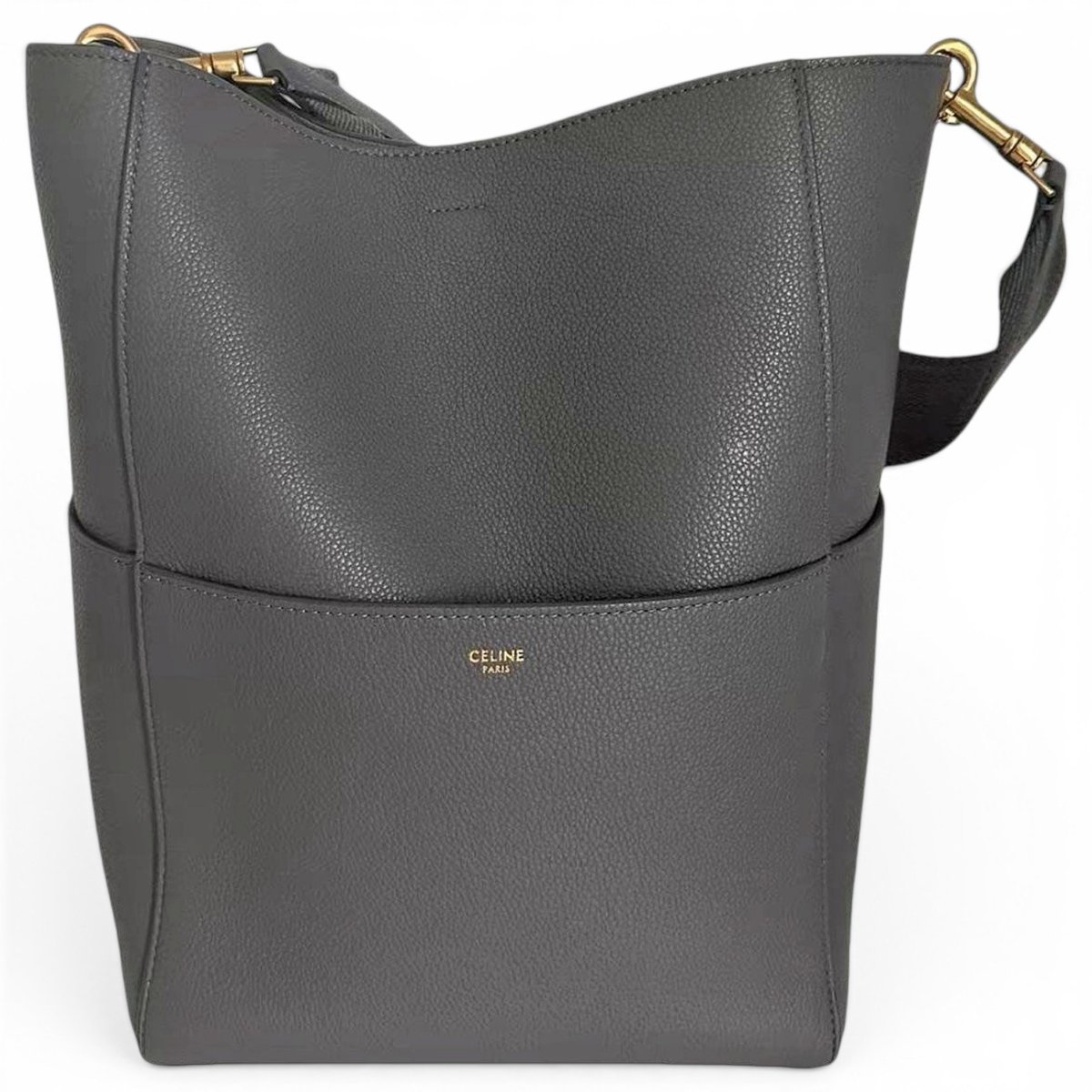 Seau Sangle leather tote