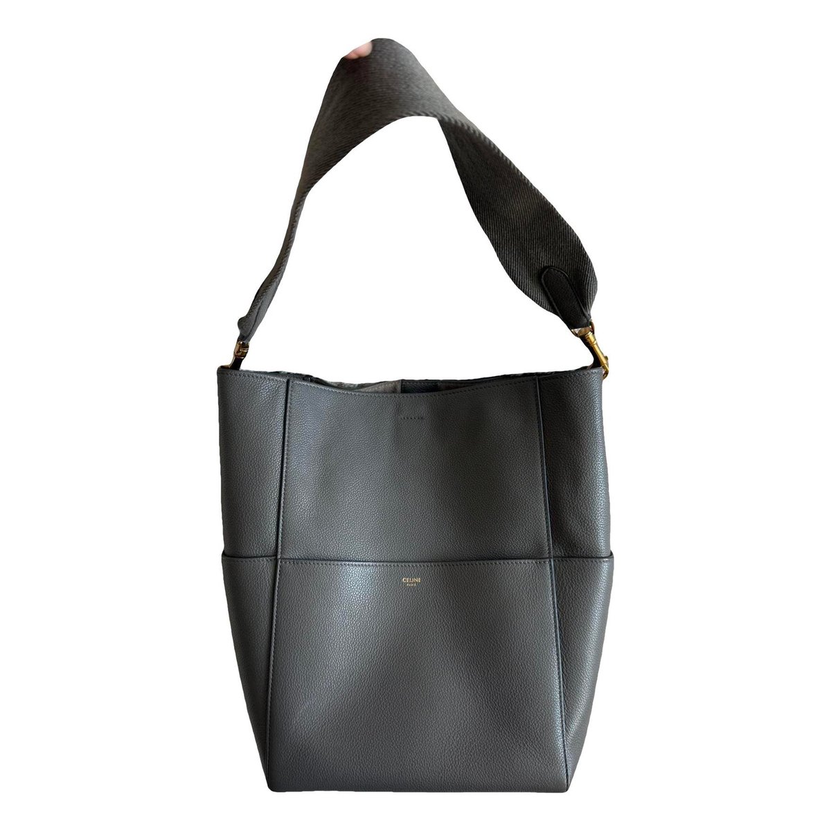 Seau Sangle leather tote