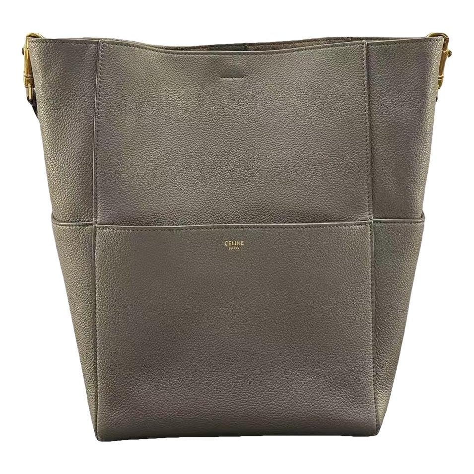 Seau Sangle leather tote