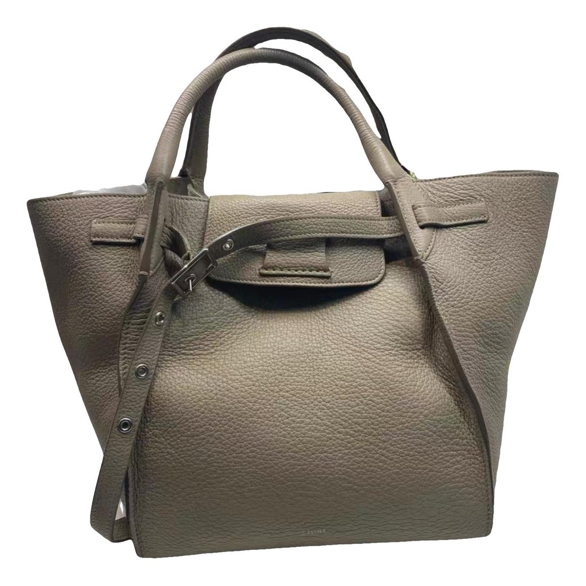 Big Bag leather handbag