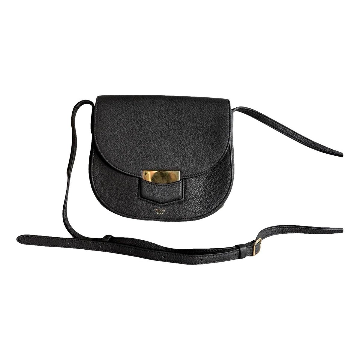 Trotteur leather crossbody bag