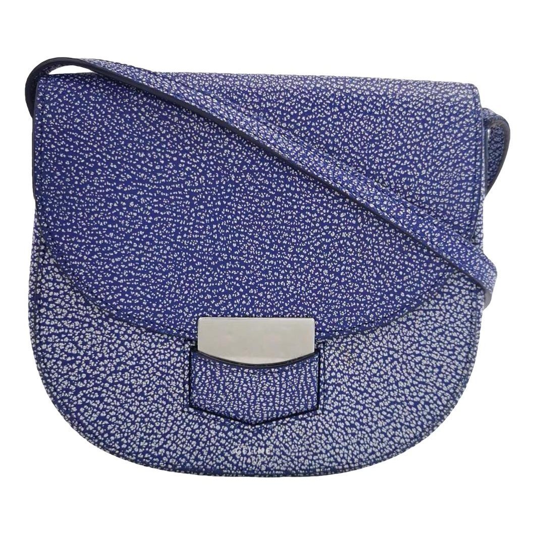 Trotteur leather crossbody bag