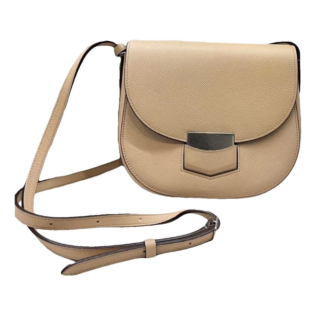 Trotteur leather crossbody bag