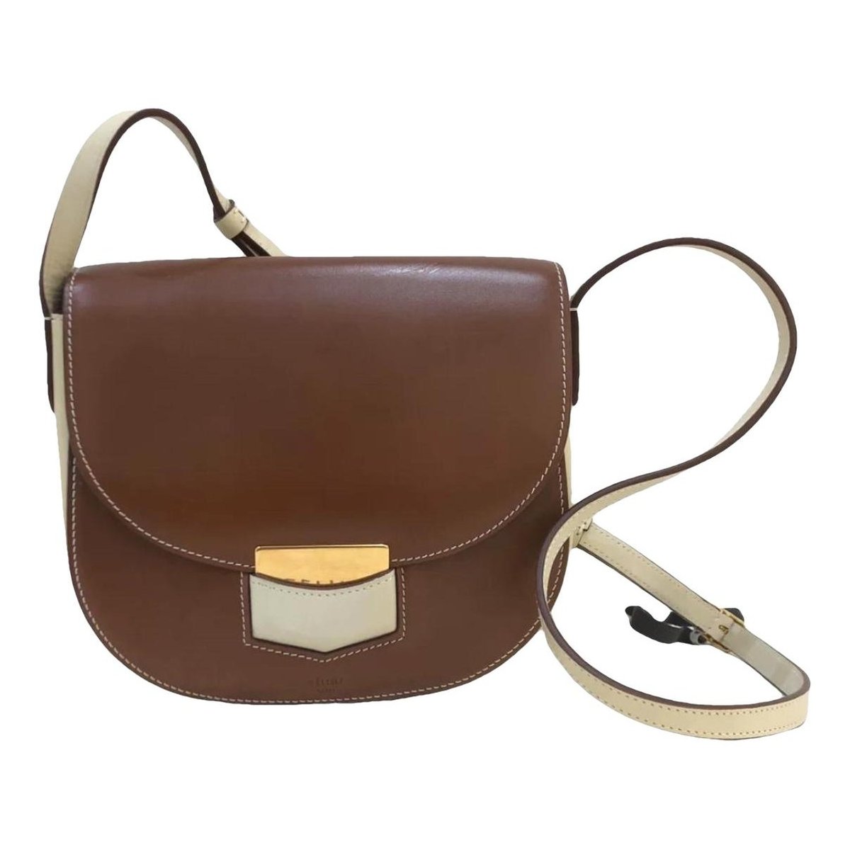Trotteur leather crossbody bag