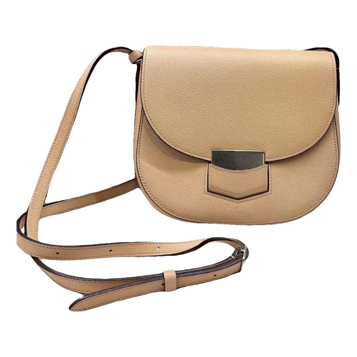 Trotteur leather crossbody bag