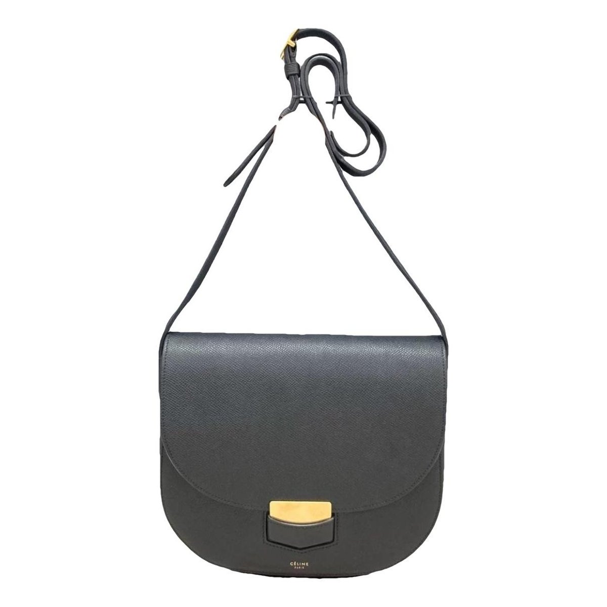 Trotteur leather crossbody bag