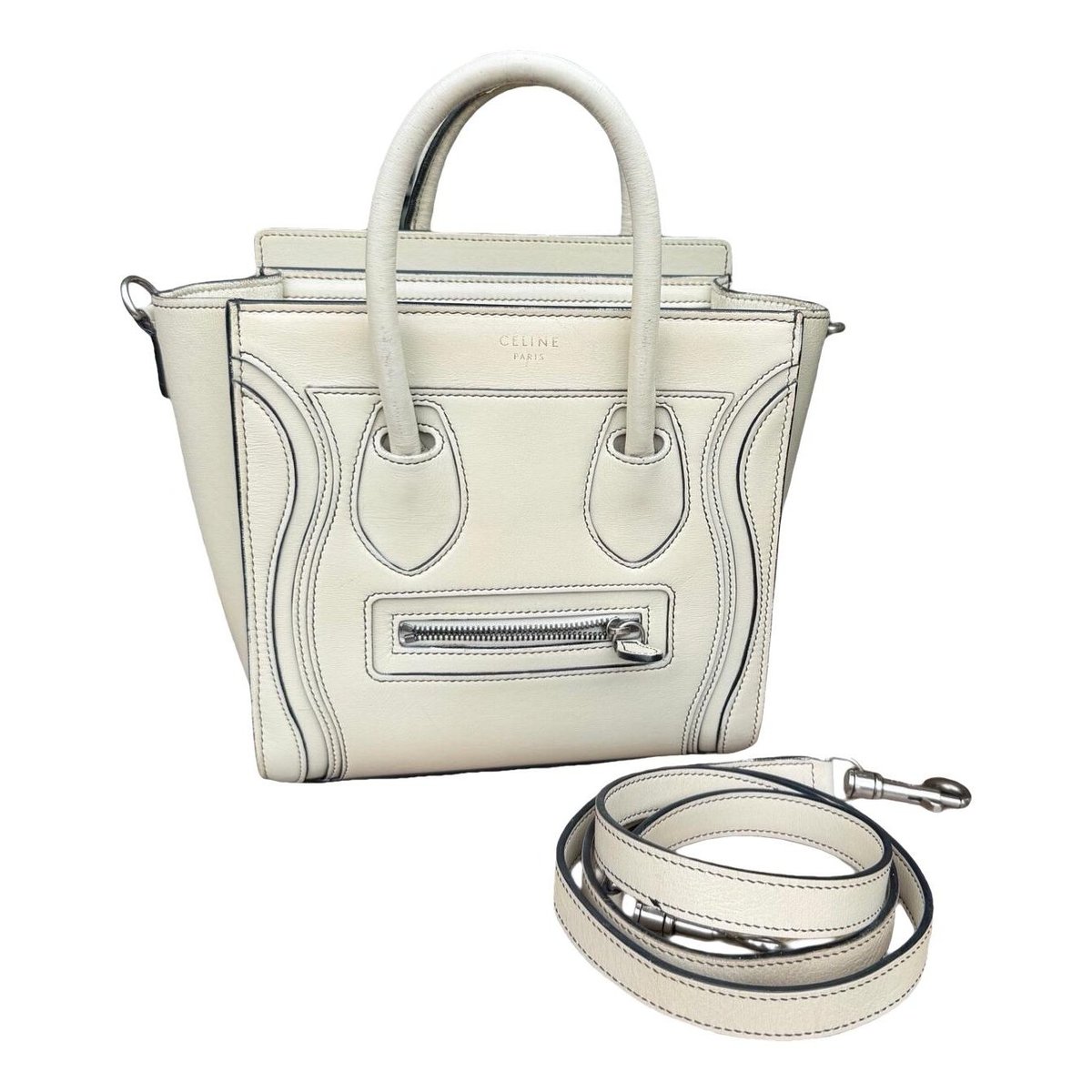 Nano Luggage leather handbag