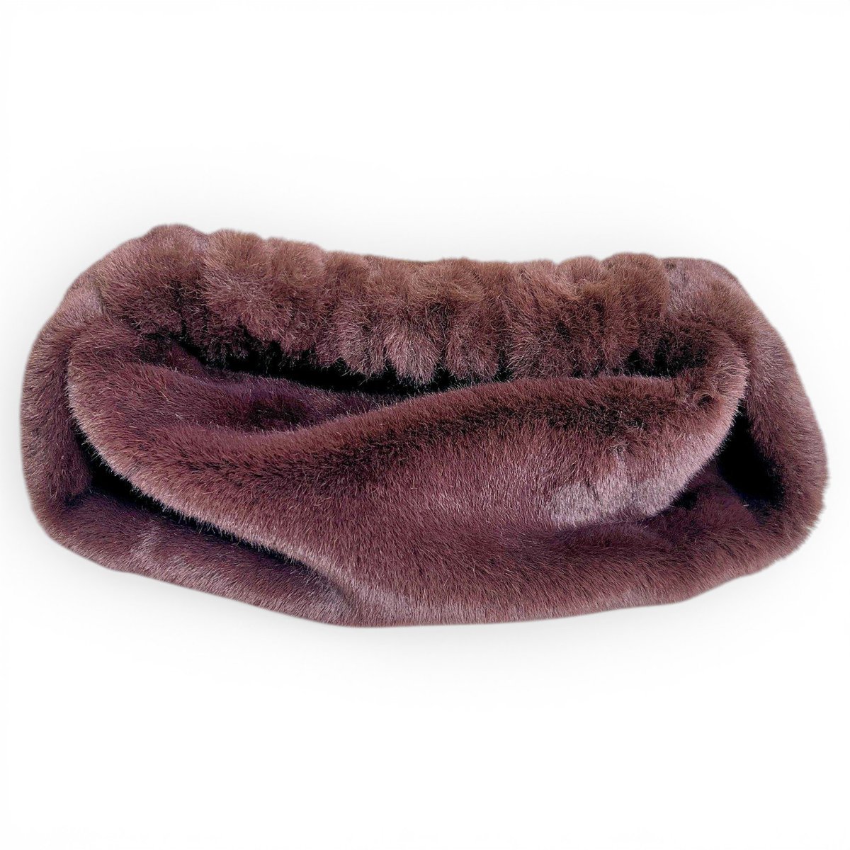 Faux fur handbag