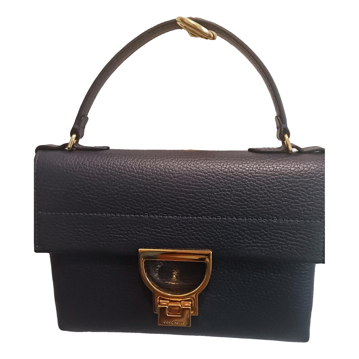 Leather clutch bag