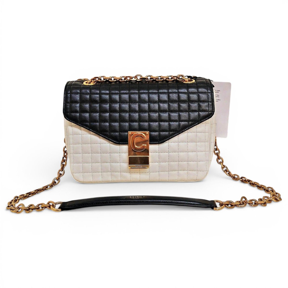 C bag leather crossbody bag