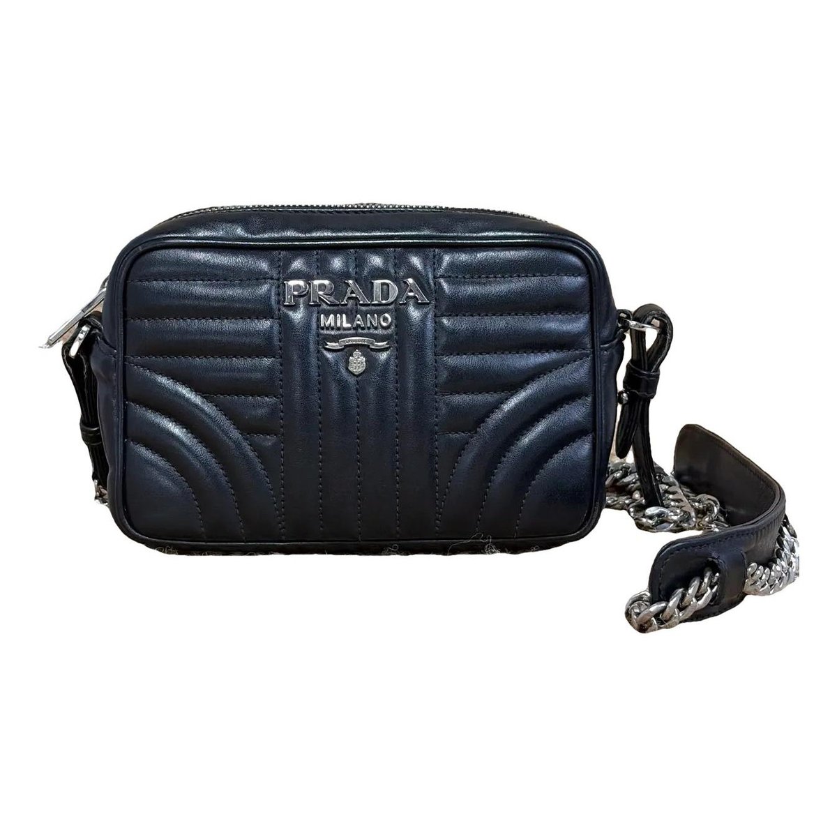 Diagramme leather handbag