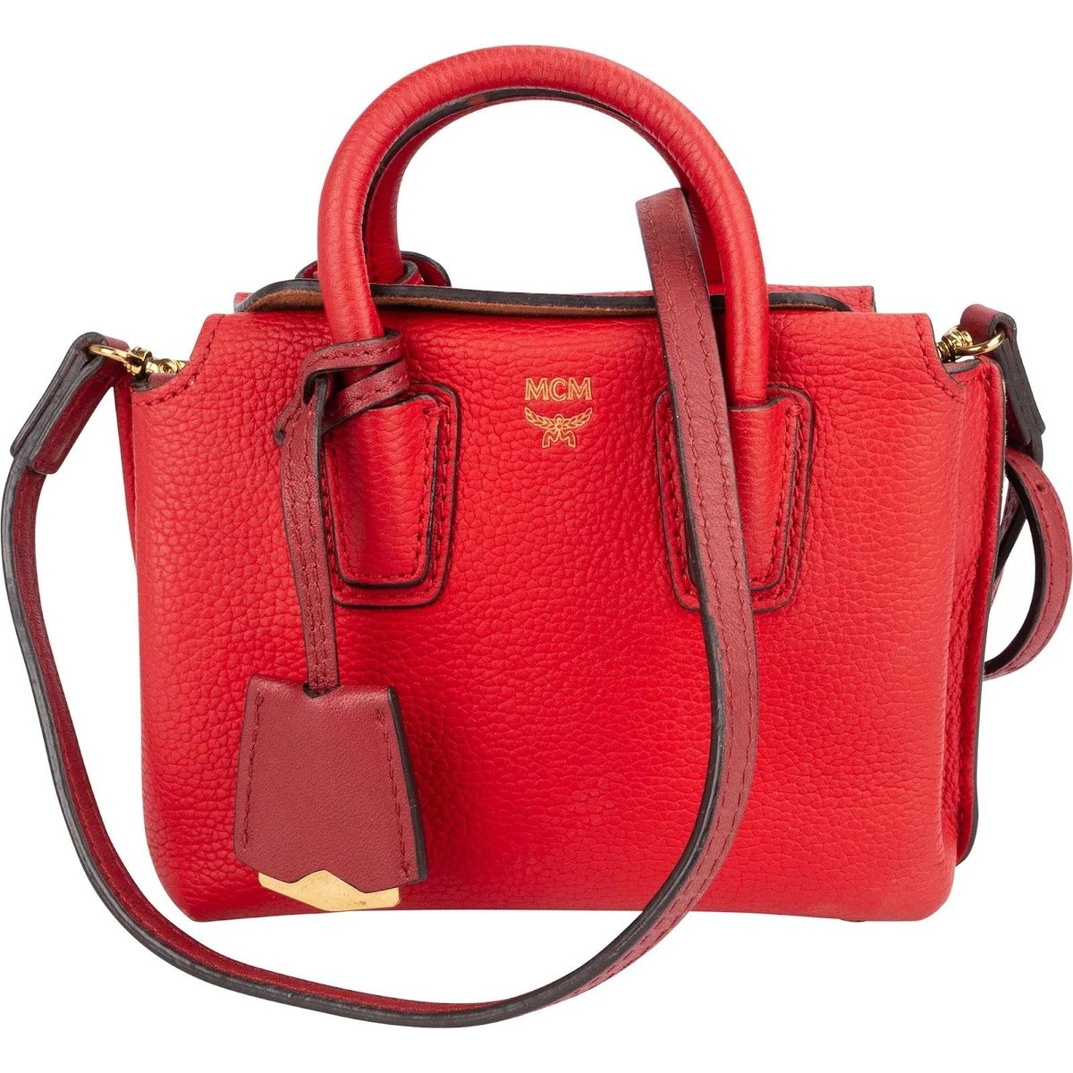 Boston leather handbag
