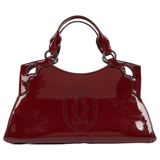 Marcello patent leather handbag