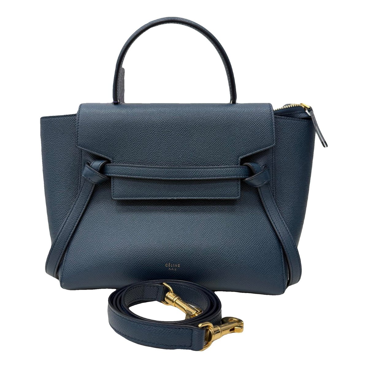 Belt leather handbag