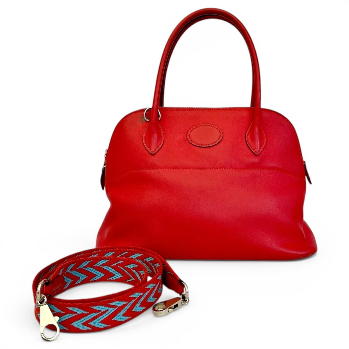 Bolide leather bowling bag