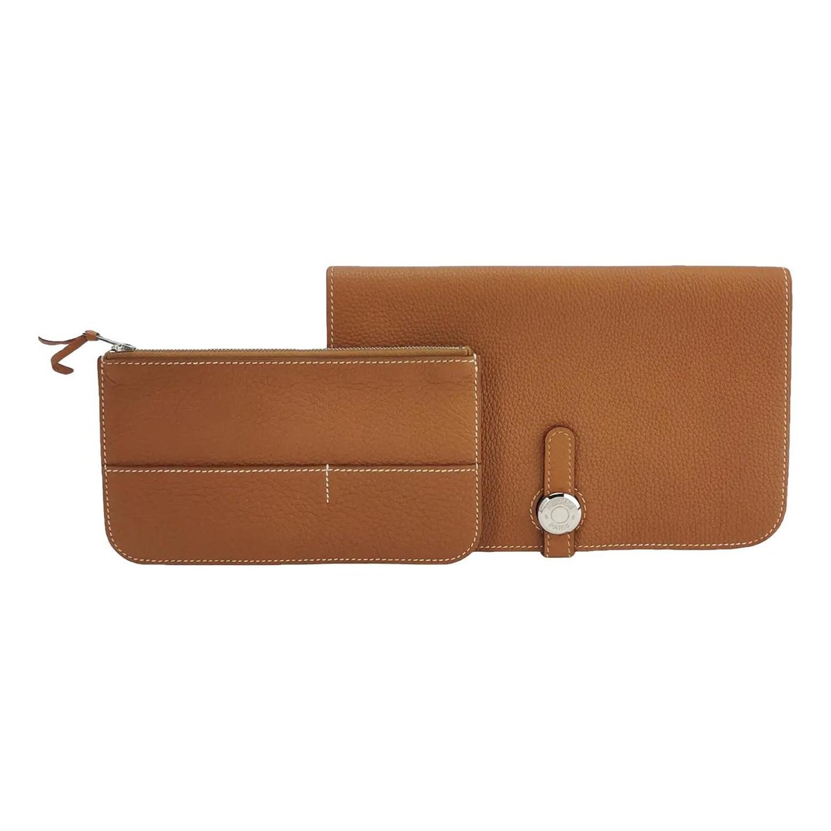 Dogon leather clutch bag