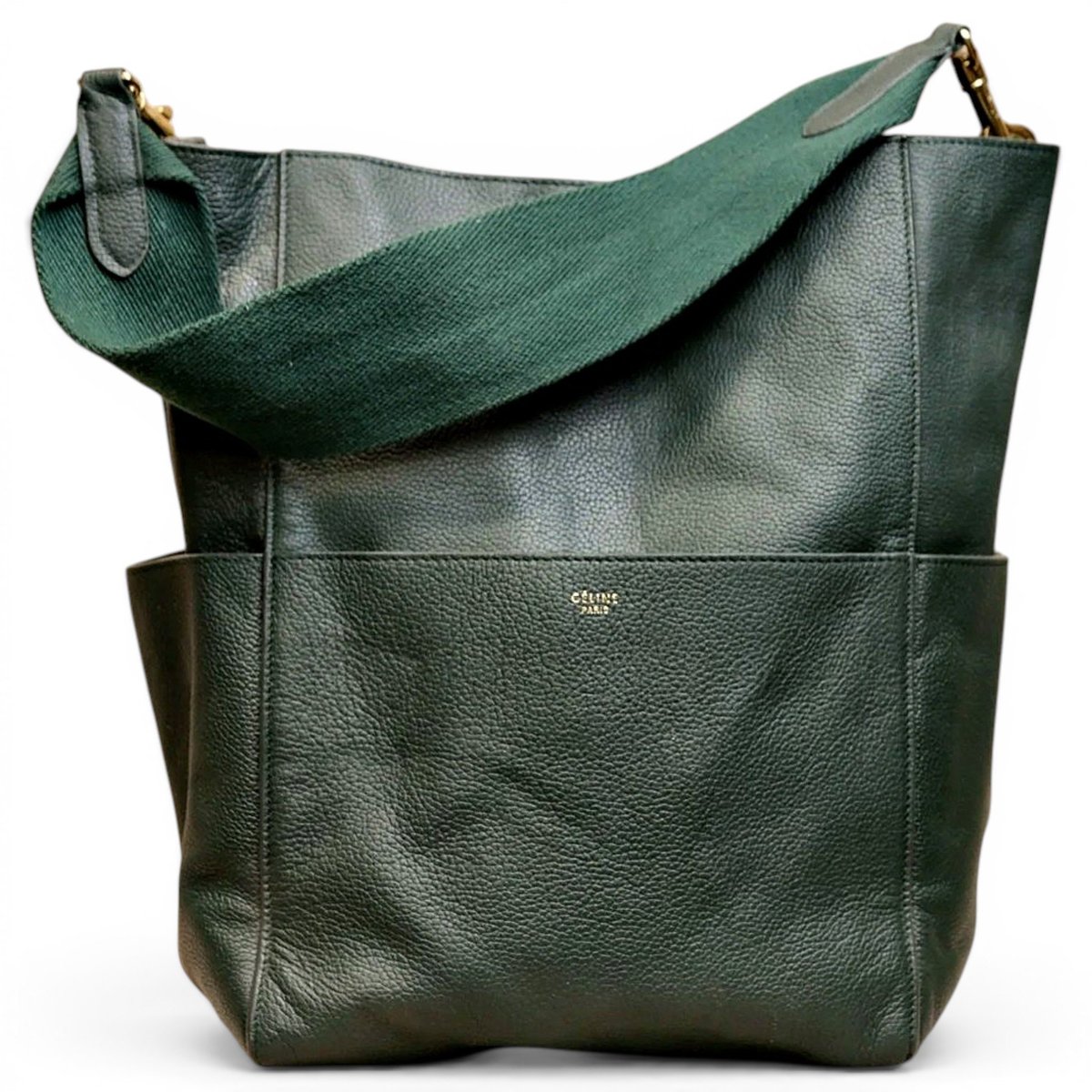 Seau Sangle leather tote