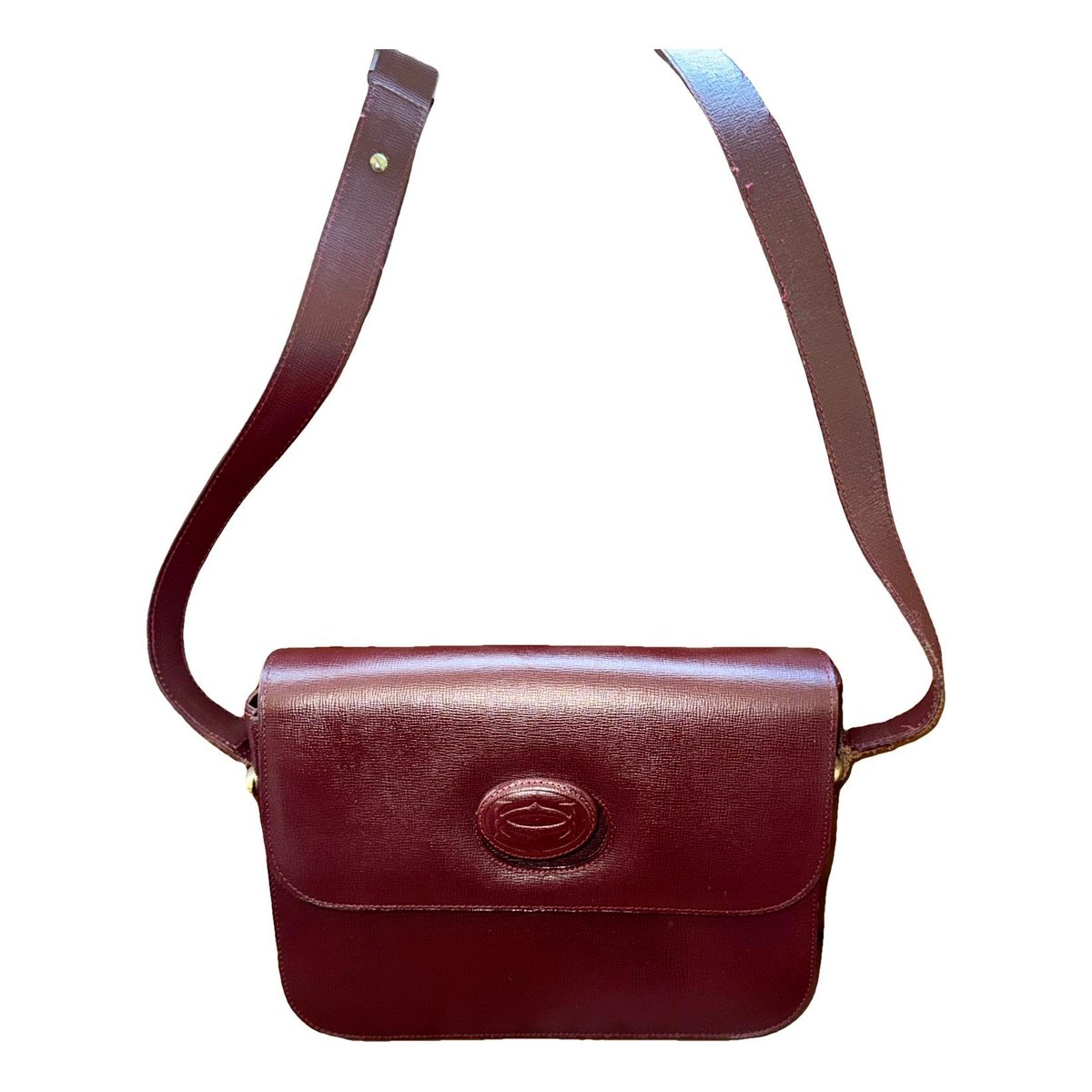 Leather clutch bag