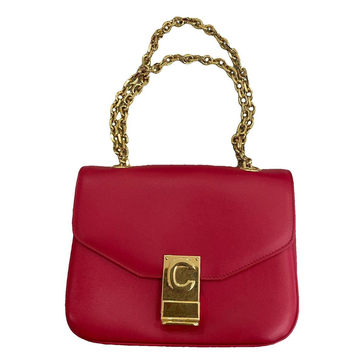 C bag leather crossbody bag
