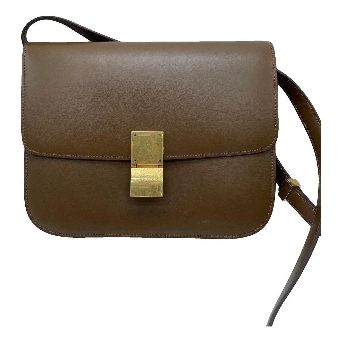 Classic leather crossbody bag