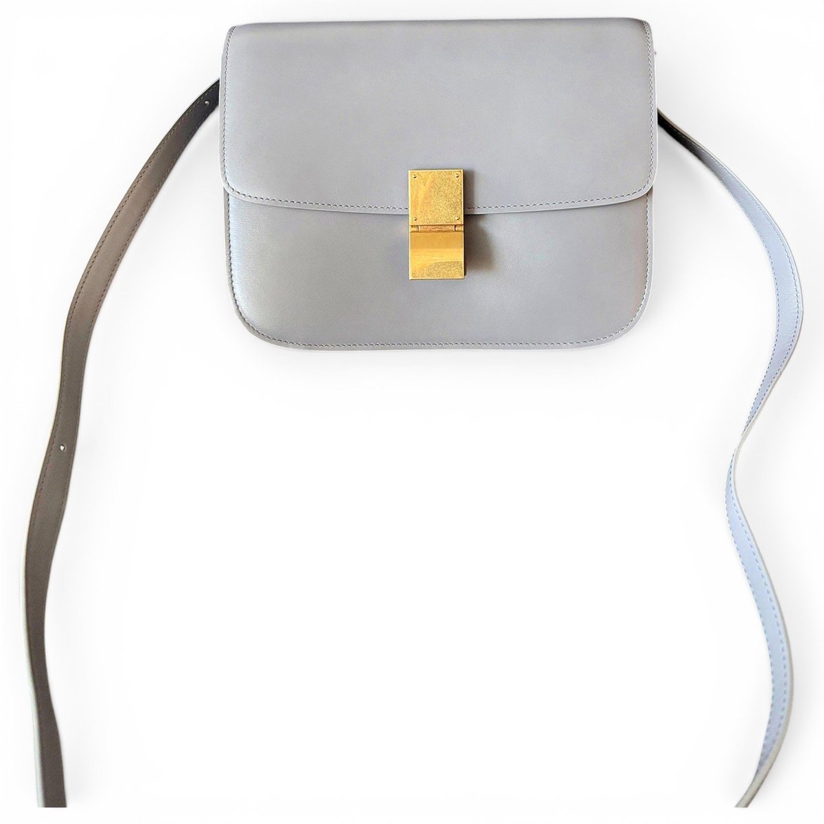 Classic leather crossbody bag