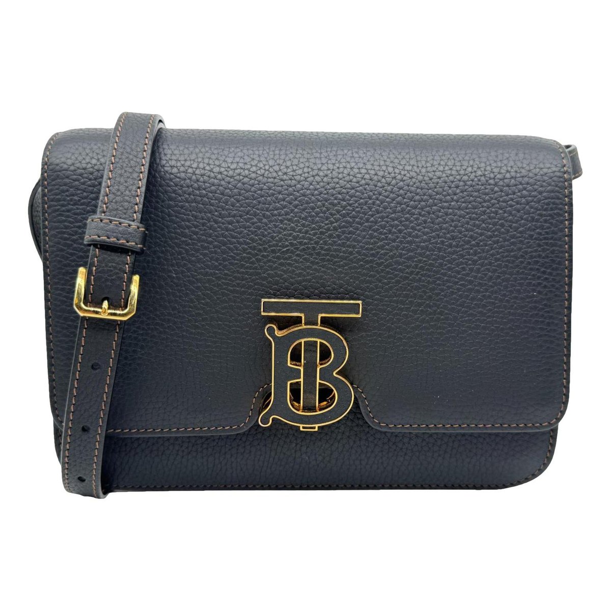 TB leather handbag