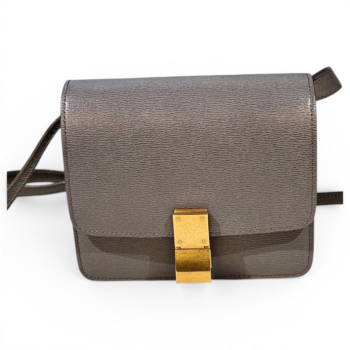 Classic leather crossbody bag