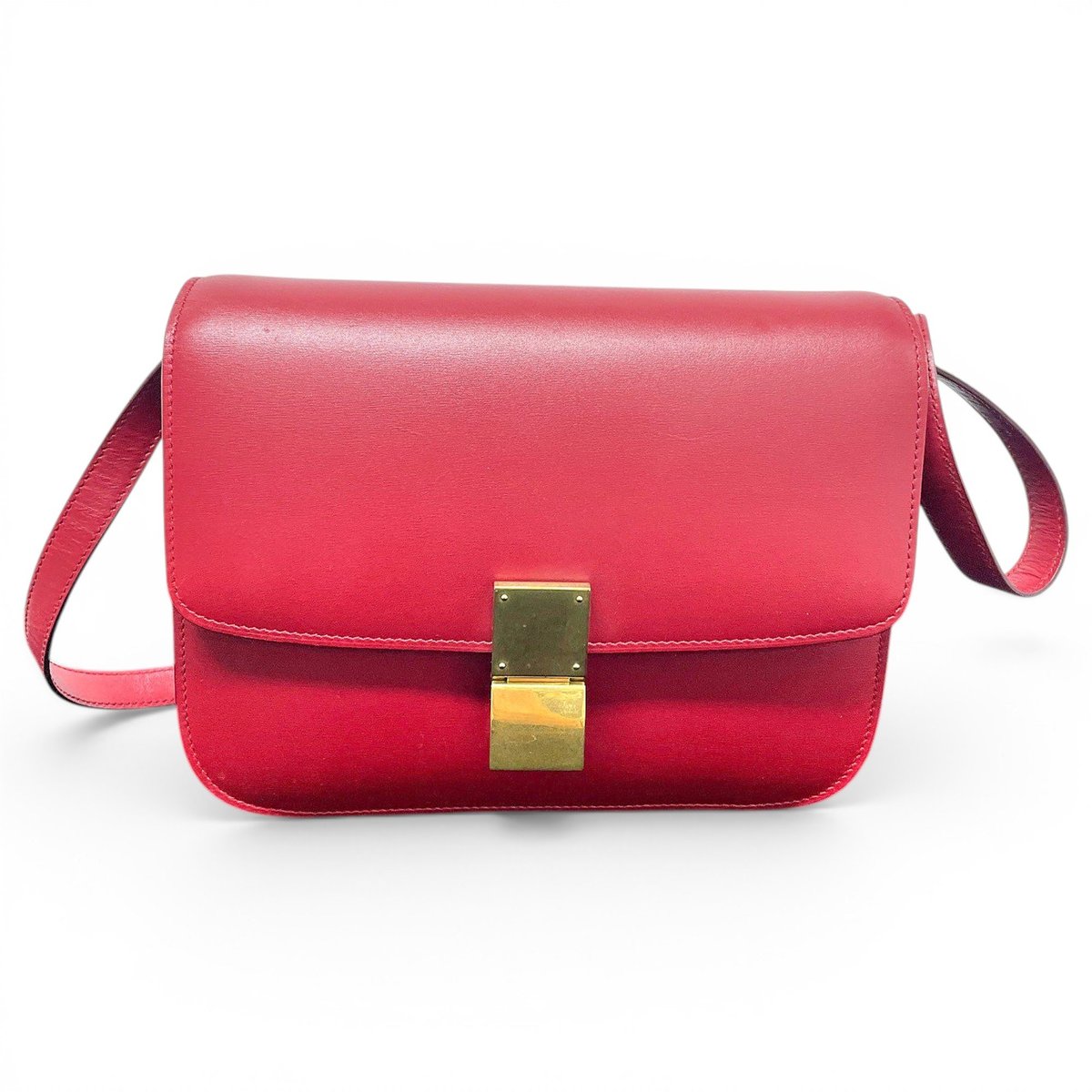Classic leather crossbody bag