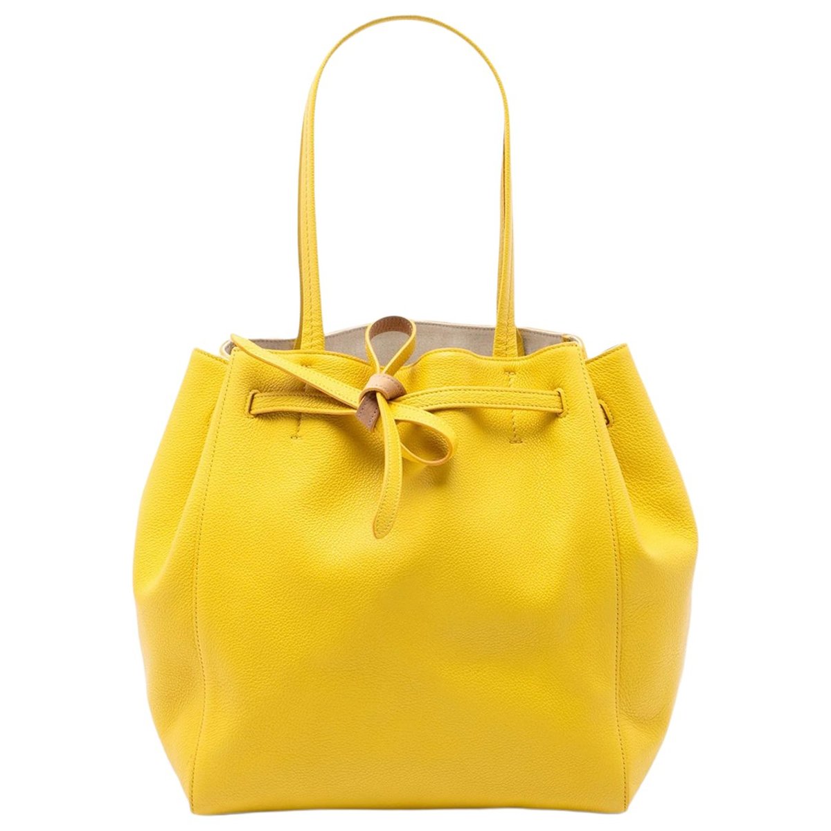 Cabas leather tote