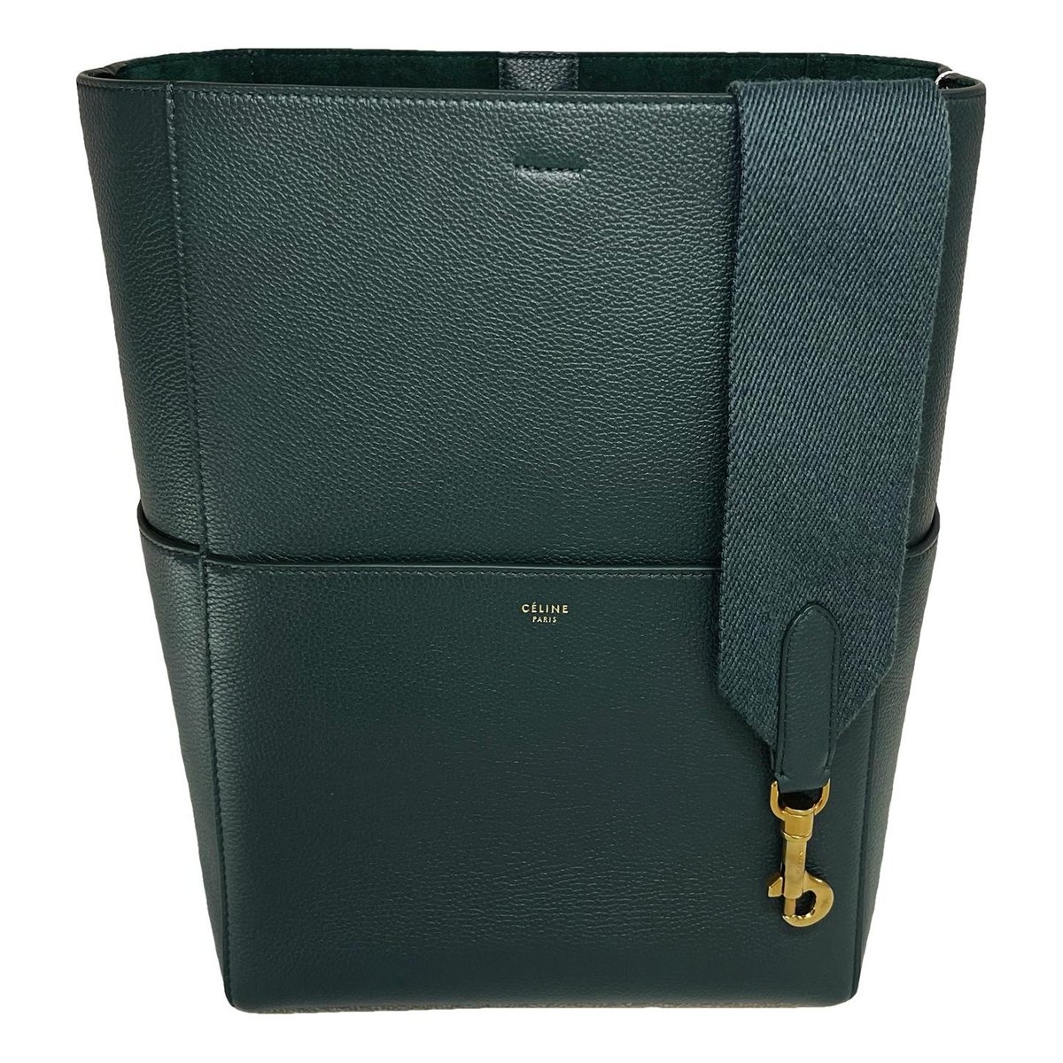 Seau Sangle leather handbag