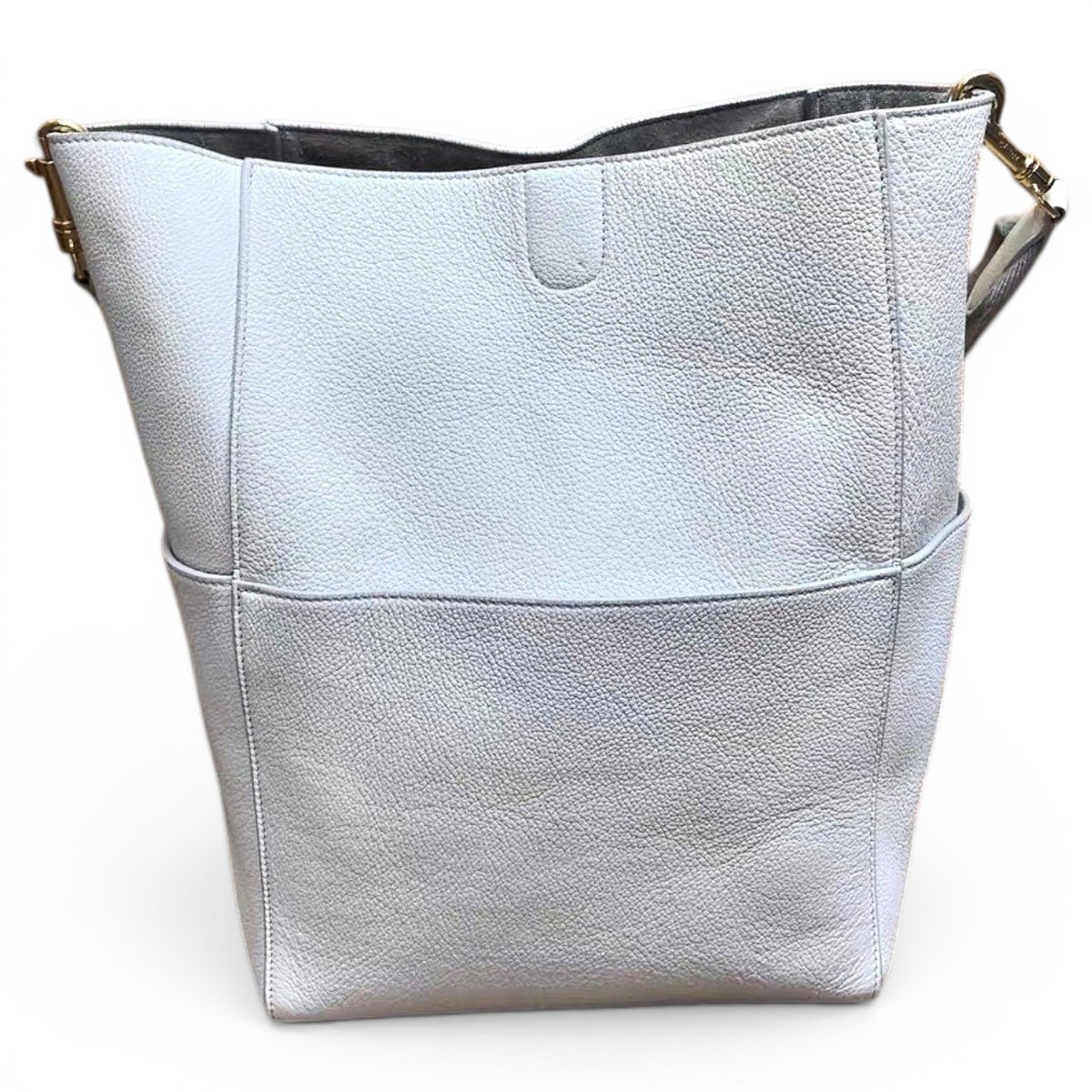 Seau Sangle leather tote