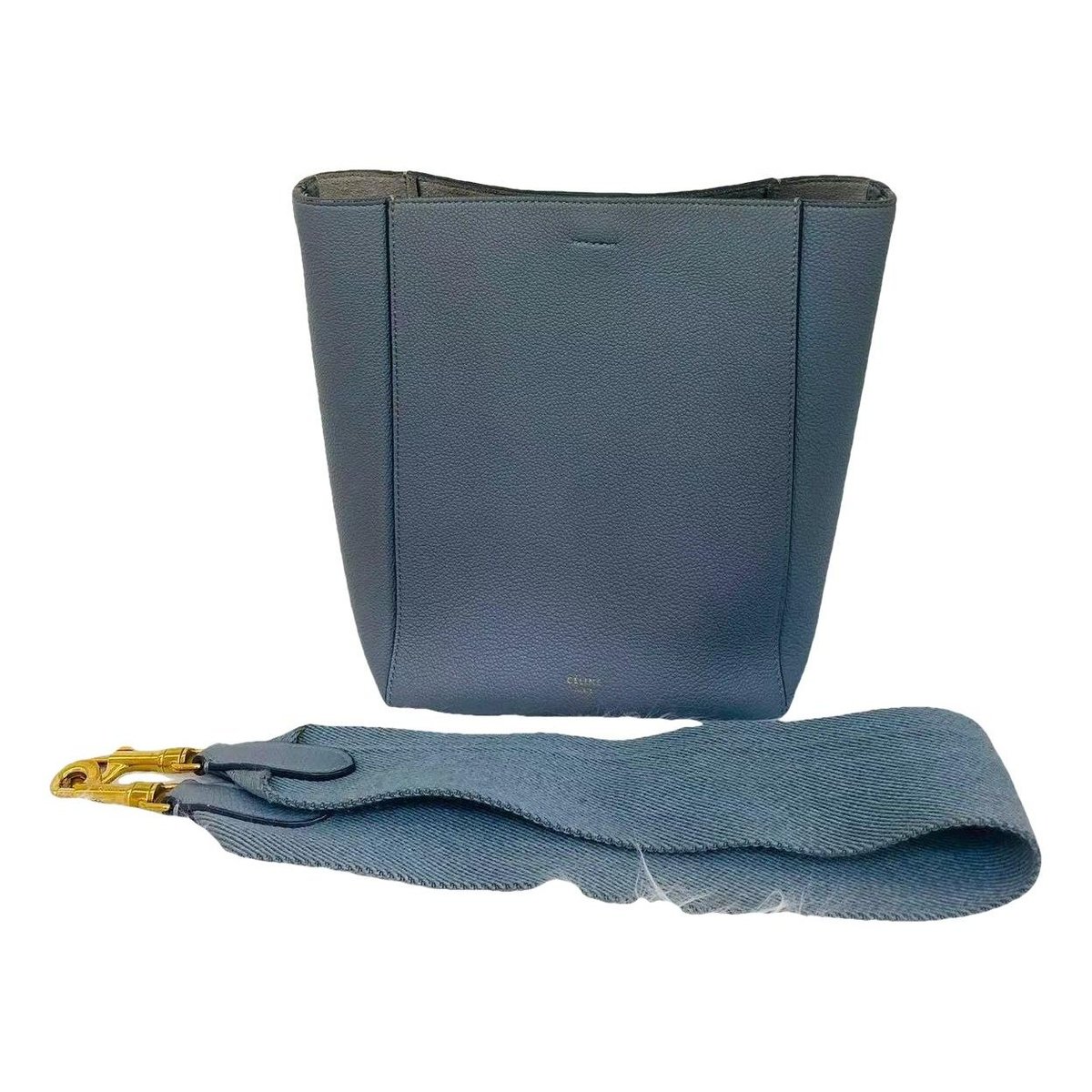 Seau Sangle leather handbag
