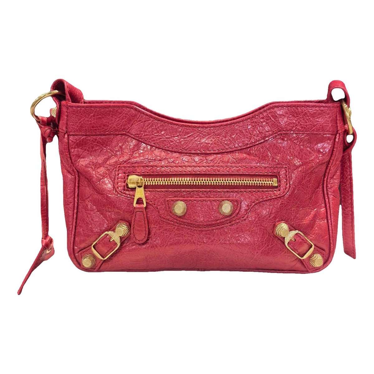City leather crossbody bag