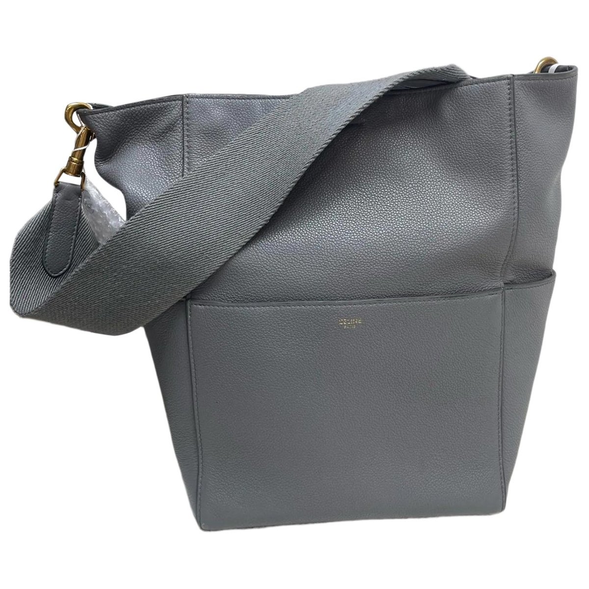 Seau Sangle leather handbag