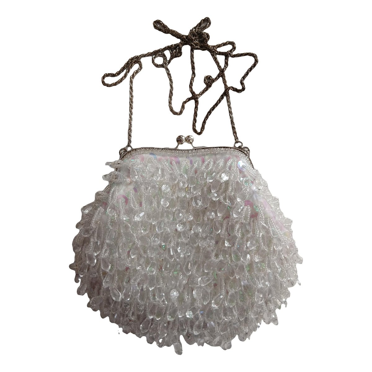 Glitter clutch bag